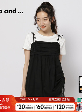 niko and ...背心吊带女夏季新款时尚休闲无袖叠穿上衣124008