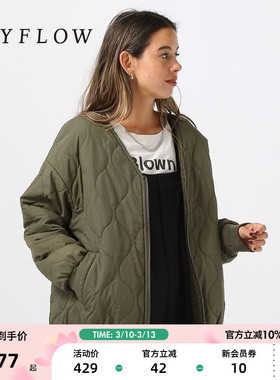 BAYFLOW外套女2025年冬季时尚气质简约流行宽松正反穿棉服133559