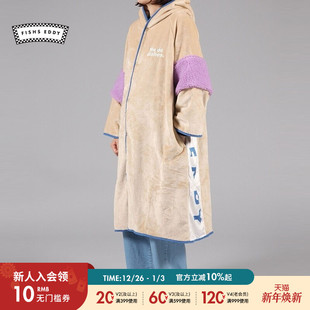 长款 时尚 绒毛亲肤睡衣140889 EDDY睡衣女防寒系列新款 FISHS