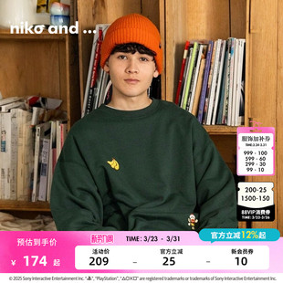 廓形卫衣男292424 ...PlayStation限定合作系列2026春季 niko and
