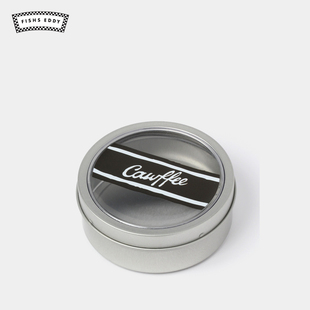 life系列圆形银色半透明磁铁收纳储物盒264465 enjoy FISHS EDDY