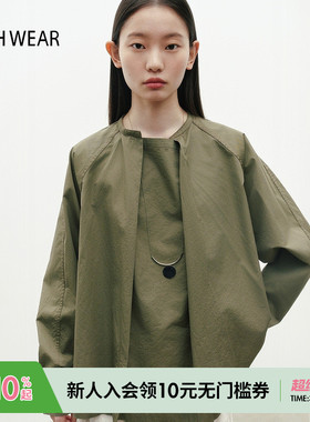 BUCH WEAR衬衫女2025夏季新款设计感纯色简约系扣上衣326635