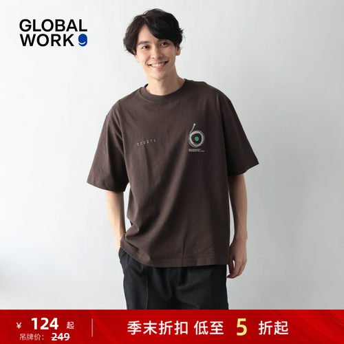 印花短袖T恤 个性多色 宽松落肩