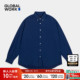 翻领棉质牛仔衬衫 GLOBAL 632985 男2026春季 新款 WORK 牛仔衬衫