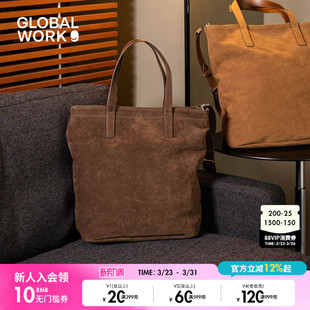 日常复古休闲出行便携手提挎包603231 斜挎包2025新款 GLOBAL WORK