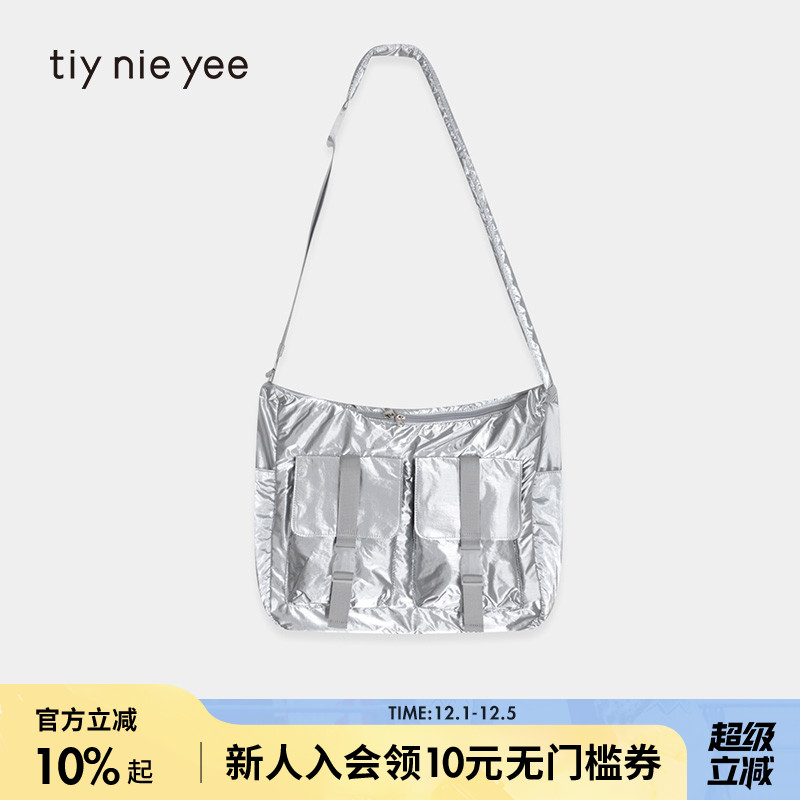 tiy nie yee挎包女士2025夏季新款通勤简约大容量斜挎包451705