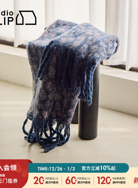 studio CLIP 围巾男女同款2025冬季新款氛围感搭配围脖592575