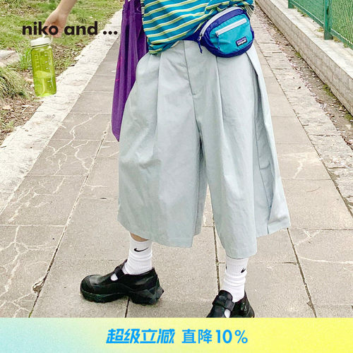 九分阔腿裤 宽松廓形尽显活力