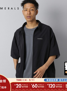 NUMERALS 外套男2025夏季新款运动流行短袖休闲上衣320183