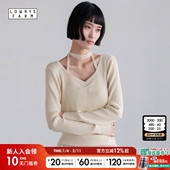 FARM针织衫 2026春季 新款 LOWRYS 挂脖修身 软糯内搭上衣637810