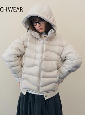 BUCH WEAR羽绒服女2025冬季新款宽松休闲排骨连帽保暖外套641341