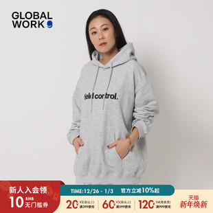 男女同款 新款 卫衣234578 WORK蓝色禁区联名系列2025冬季 GLOBAL