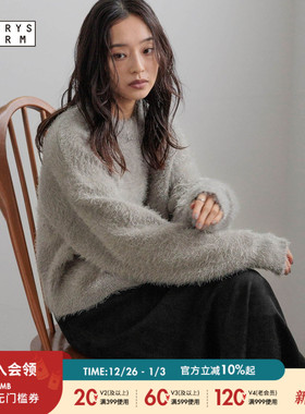 LOWRYS FARM毛衣女2025冬季新款气质温柔软糯针织衫605887