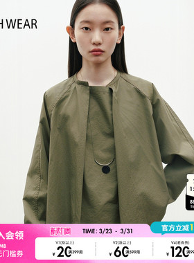 BUCH WEAR衬衫女2025夏季新款设计感纯色简约系扣上衣326635