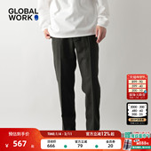 WORK 商务裤 休闲裤 新款 GLOBAL 正装 男2026春季 绵羊毛修身 子638846
