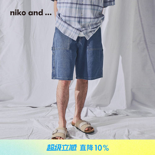 水洗工装牛仔短裤 简约质感耐穿