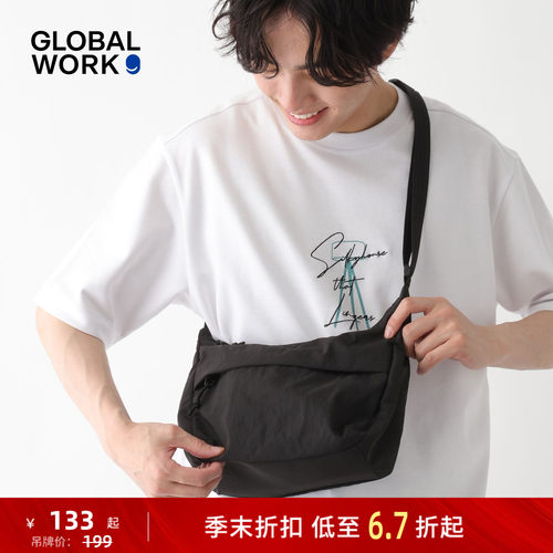 GLOBAL WORK 包袋男女同款2026新款出行便携斜挎包646382