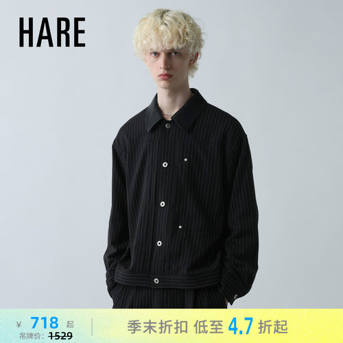 个性翻领休闲夹克 日系通勤款