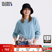 WORK 羊绒衫 女25冬季 GLOBAL 新款 康赛妮山羊绒圆领毛衣633013