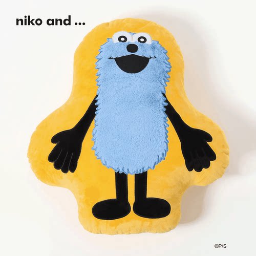 niko and ... PUPPET SUNSUN联名系列2025新款卡通可爱靠垫590211