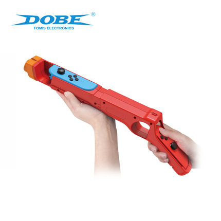 DOBE适用于任天堂switch体感枪喷射战士3ns运动配件射击joycon手柄游戏枪oled斯普拉遁3splatoon3游戏周边