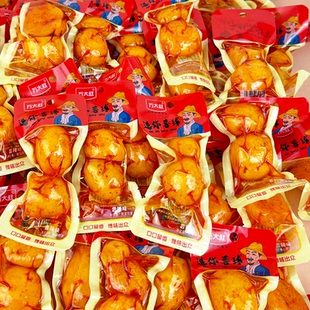 万大叔香辣味迷你薯球500g网红吃货散装 追剧休闲即食土豆辣味零食