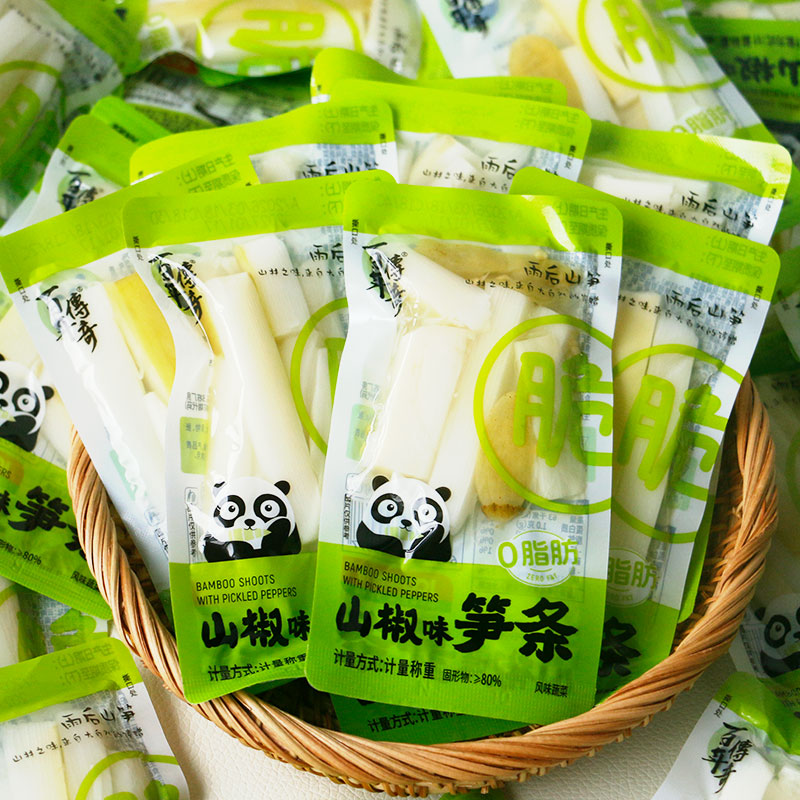 百年传奇山椒味笋条山笋泡椒脆笋鲜笋酸辣独立小包装即食解馋零食