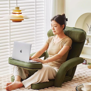 飘窗沙发坐垫床上靠背一体懒人可躺可睡地上看书久坐榻榻米座椅子