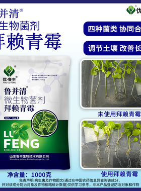 拜赖青霉菌优鲁丰鲁并清预防土传病防烂根死苗根腐病黄萎枯萎正品