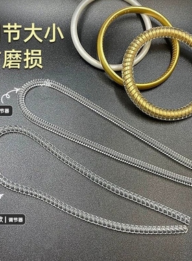 新品手镯保护套防磕碰五金传承黄金手镯缠绕圈透明防刮防磨损硅