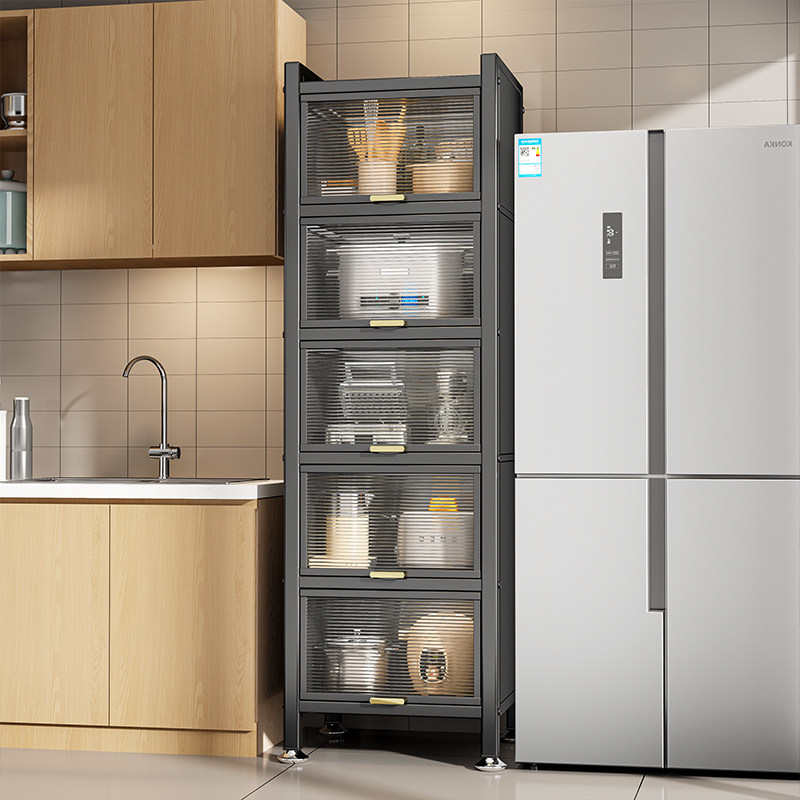 厨房置物架缝隙置物柜调味料夹缝储物柜微波炉收纳柜落地餐边柜子,厨房/烹饪用具,厨房置物架/置物柜/角架,淘宝优惠券,粉丝福利购,淘宝优惠卷