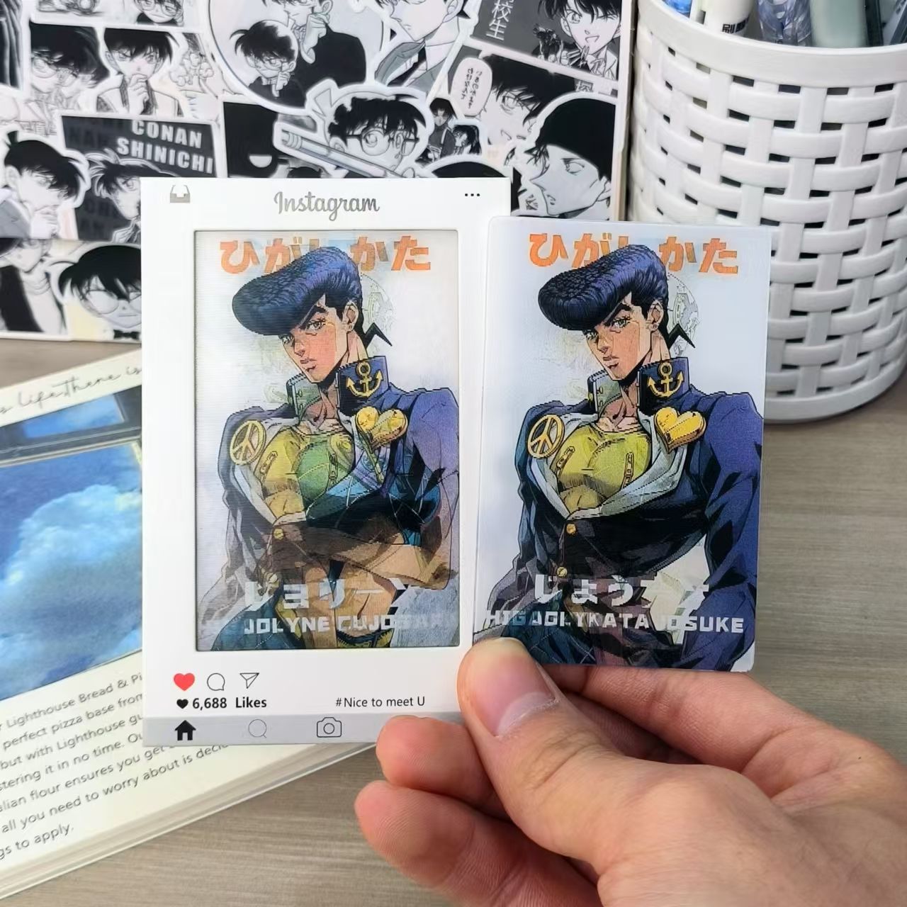 JoJo的奇妙冒险光栅卡空条承太郎徐伦送朋友小众生日礼物
