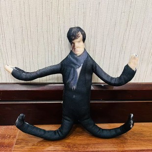 夏洛克福尔摩斯抽象玩偶老鼠干有骨铁丝可动周边娃娃毛绒礼物搞怪