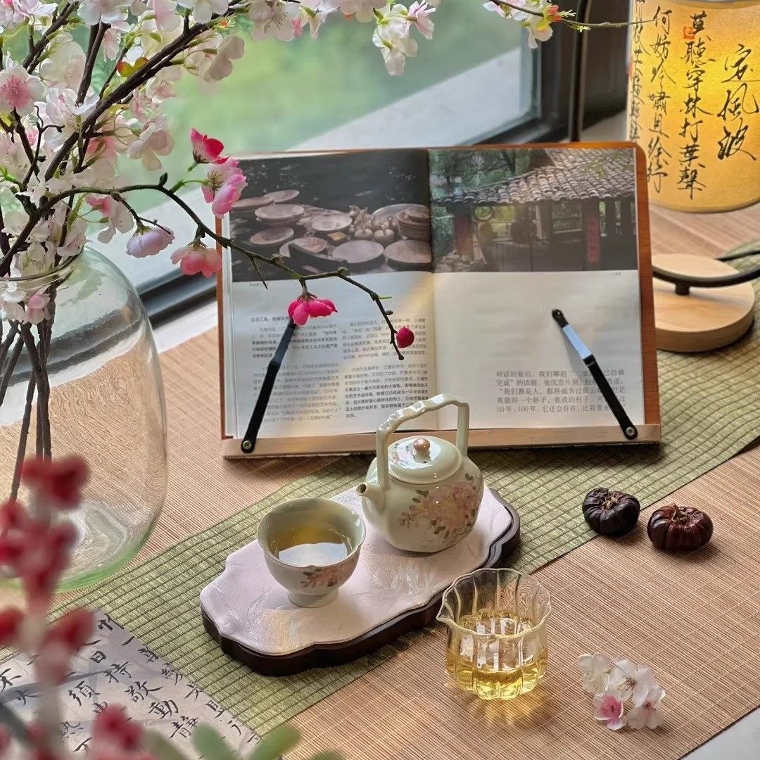 泊逸阅读架书房卧室学习看书架图片