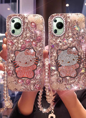 高端镶钻奢华适用荣耀200手机壳全包X10MAX新品VS3女款X8 5G防摔90透明60SE网红300保护套6T小众200Pro外壳