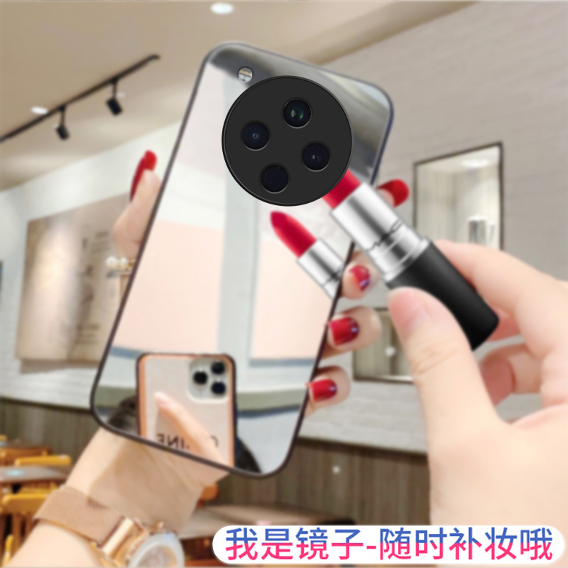 全镜面清晰补妆镜，照镜不变形