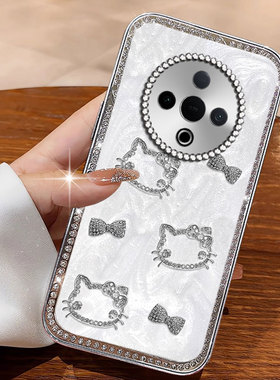 2026新款镶钻珠光白适用vivoY500手机壳全包nex3小众VivoX23防摔VivoX23幻彩版新品VivoX27网红Y100女款Y200i