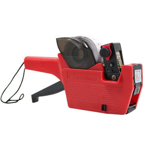 新款1100单排打码机标价机超市价格打价机款号日期数字手动标价打印机器百货商店药店价签机商品标价签纸打印