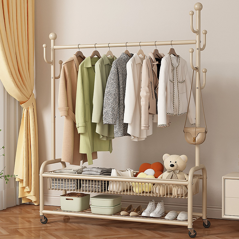 密林挂衣架落地卧室室内可移动