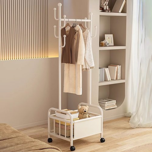 热销20万+衣帽架皮质收纳筐