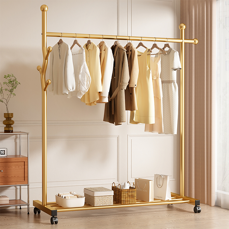 晾衣架家用落地挂衣架阳台晾晒架