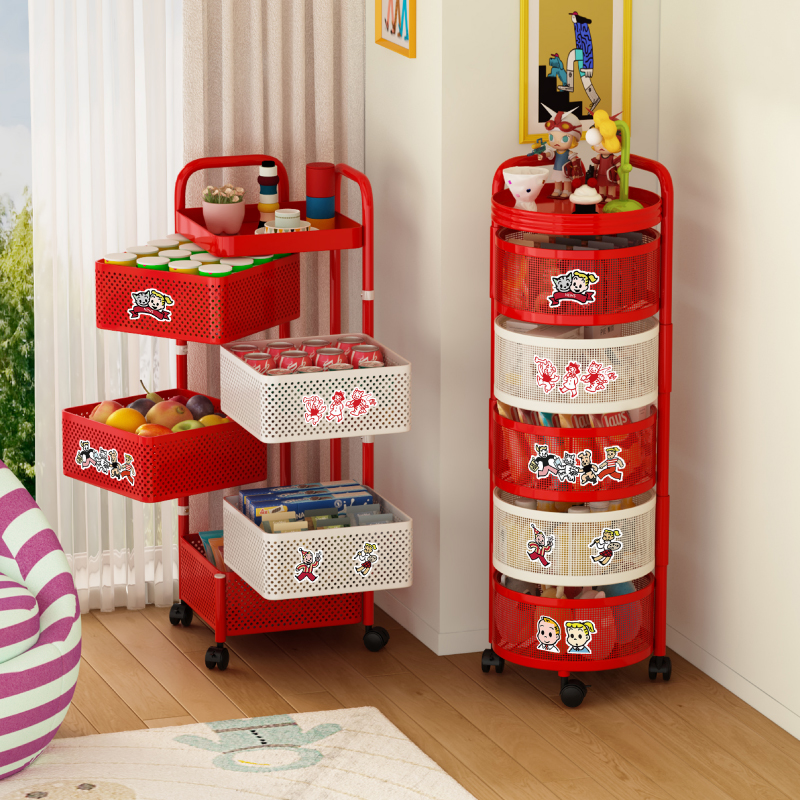 多巴胺零食小推车置物架