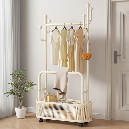 衣架落地可移动简易衣帽架
