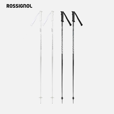金鸡男女滑雪杖硬铝合金黑白色
