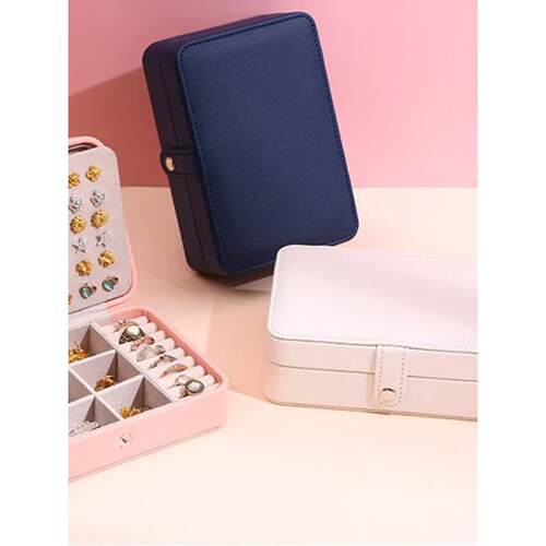 Fashion PU Leather Jewellery Storage Boxes PU首饰便携收纳盒