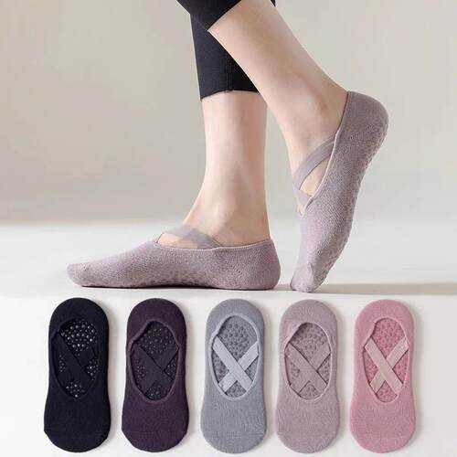 Professional Yoga Socks Women Silicone Anti-slip Pilates Soc