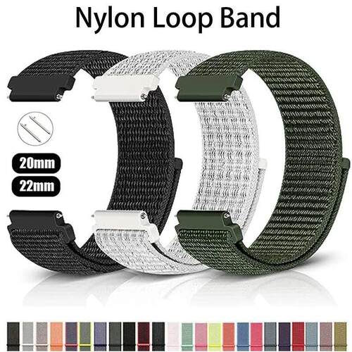 Nylon Loop For Samsung Galaxy Watch 6 4 classic5 Proactive 2