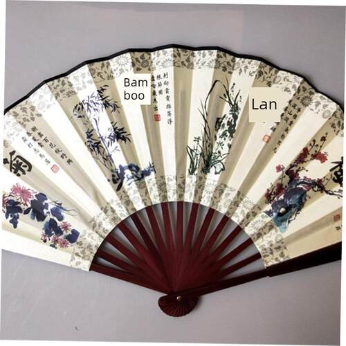 Chinese style folding fan Scenic souvenirs折扇