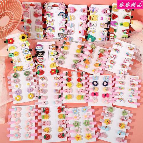 kids hair clips girls baby princess hairpins accessories set