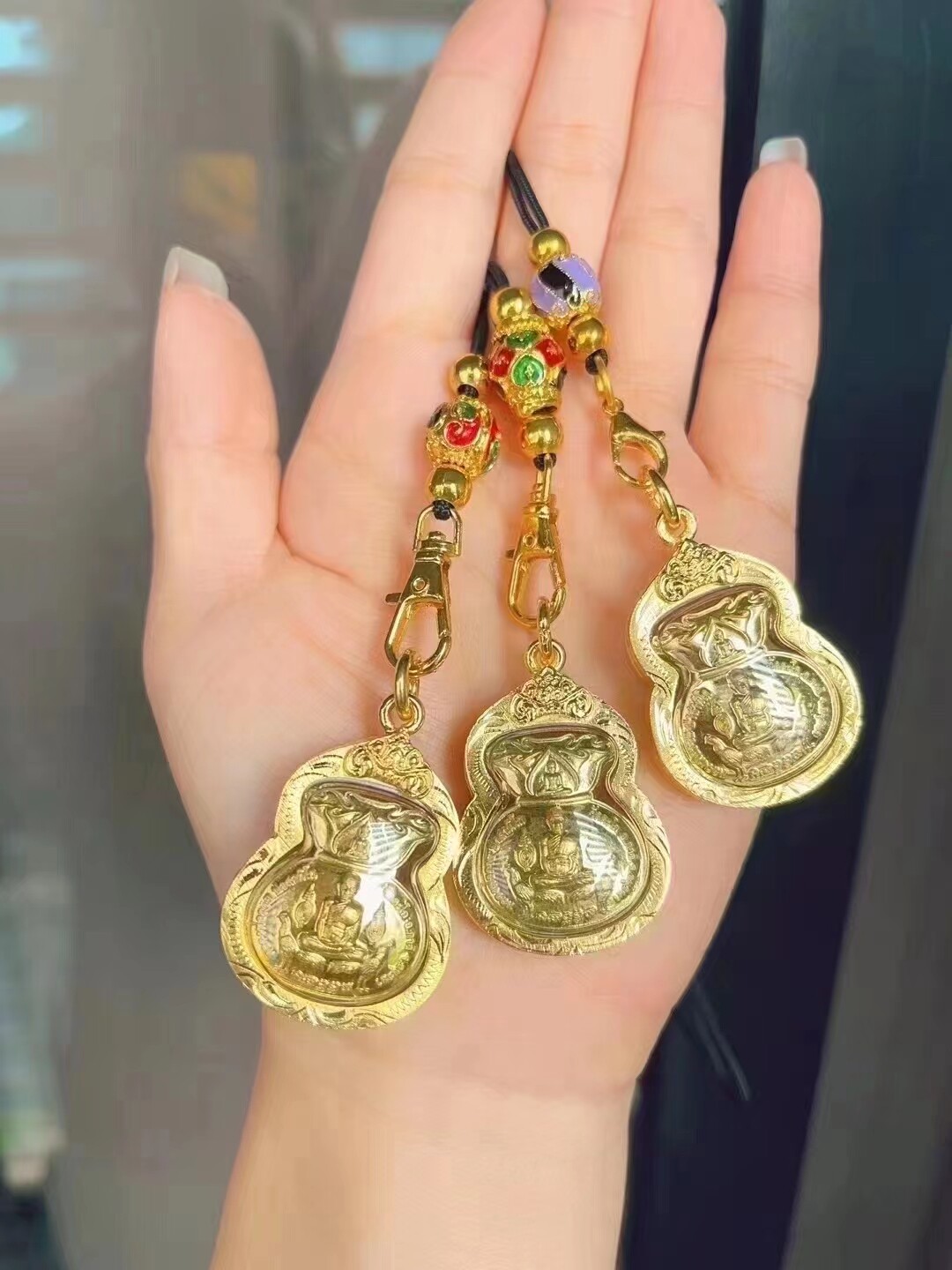 泰国佛牌正品龙婆瑞 钱袋子 钱币 2565 吊坠 挂件